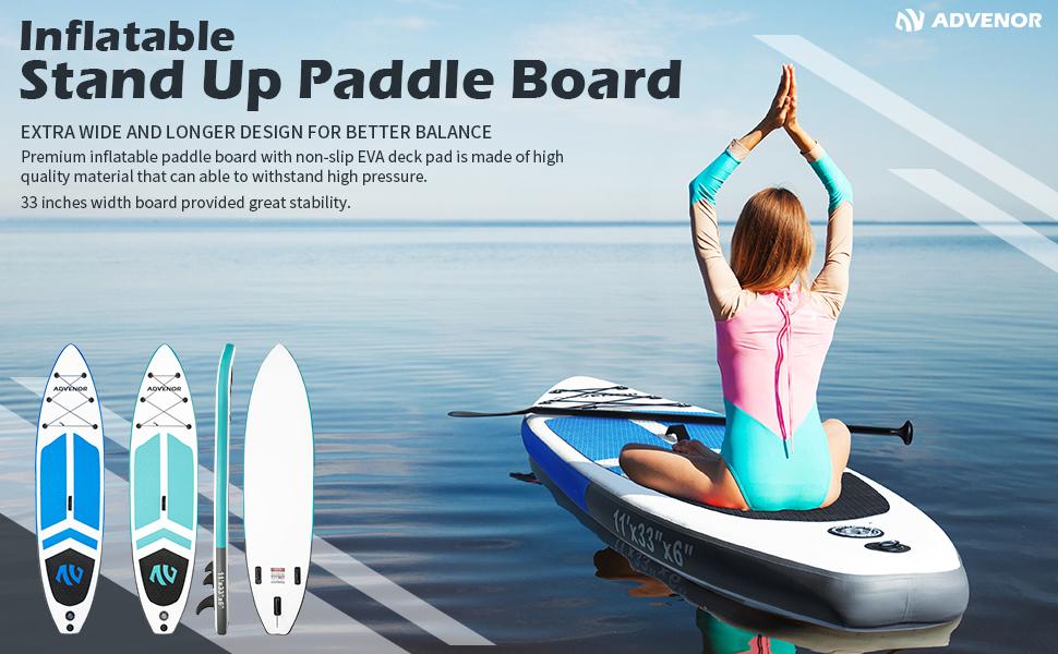 Advenor Inflatable Stand Up Paddle Board 