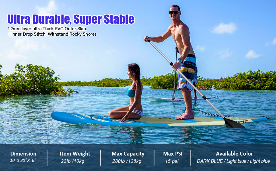 FBSPORT Premium Inflatable Stand Up Paddle Board